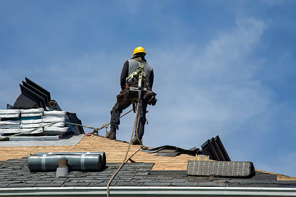 Professional Roofing technician working in Davy, WV